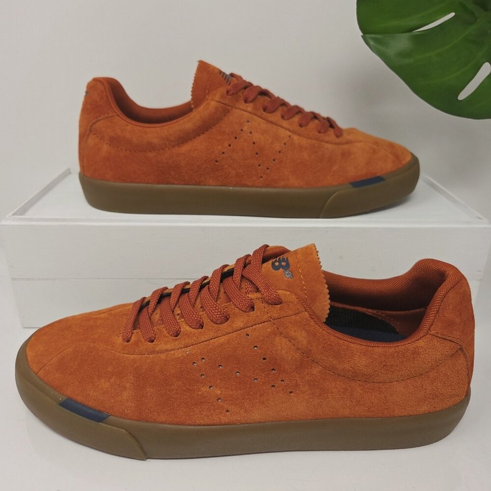 New Balance NB Numeric 22 Sneaker Men’s 10.5 Orange Suede Gum Skater NM22WHT